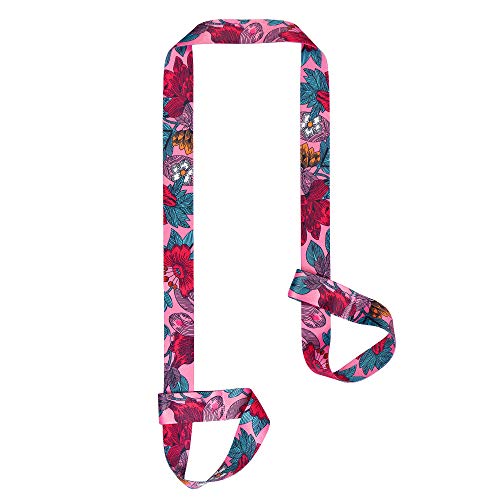 ZOOEASS Yoga Mat Strap, Adjustable Durable Yoga Mat Carrier & Stretching Strap, Multiple Color Choices