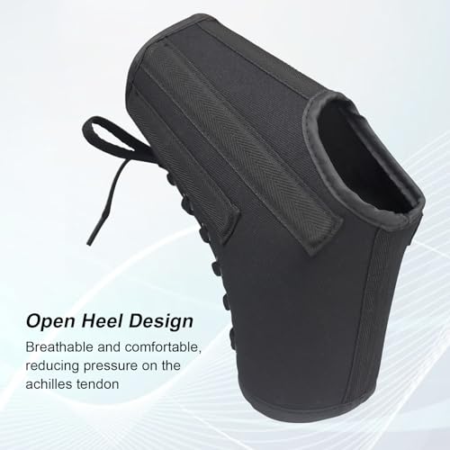 AIDY-PRO Lace Up Ankle Brace with Metal Side Stabilizers, Adjustable Lace-Up Ankle Braces for Men and Women Sprained Foot ...