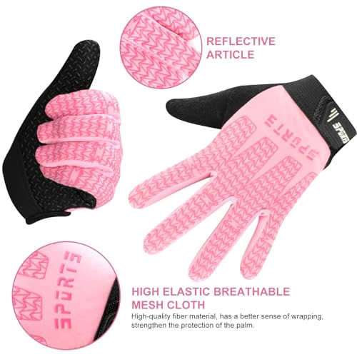 Bumobot Kids Sport Cycling Glove, Non-Slip Boys Girls Kids Fishing Gloves for Child Cycling Climbing Riding Biking Outdoor...