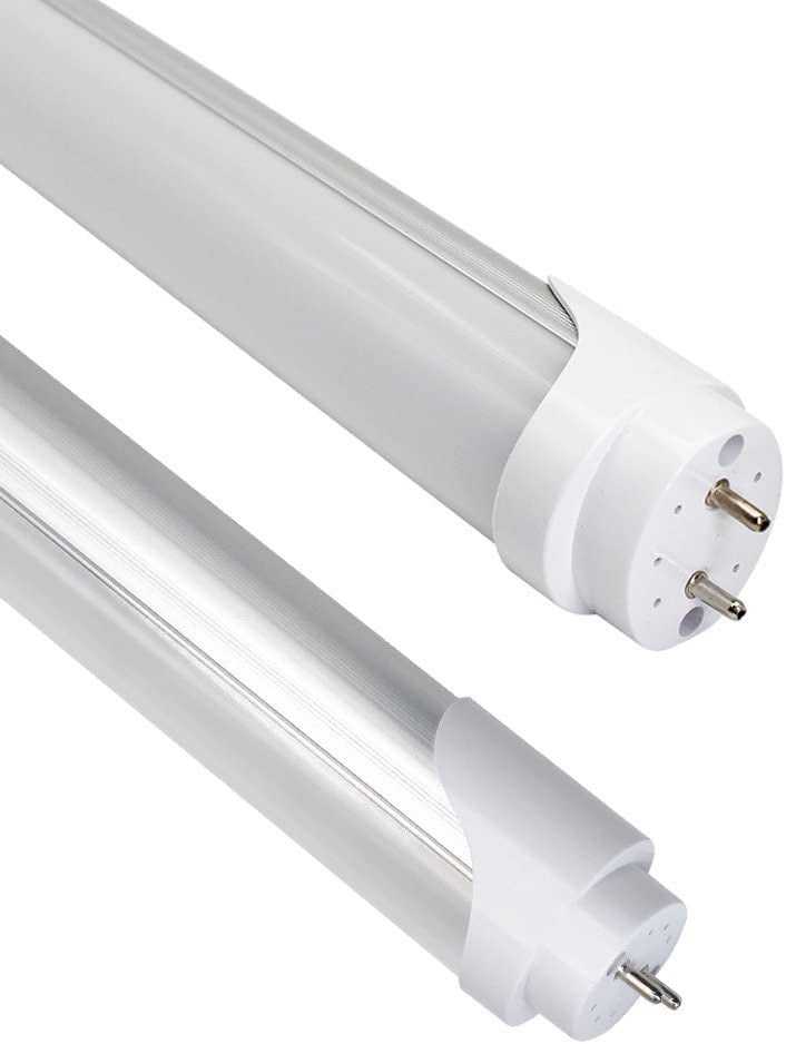 Lightingwill Led T8 Light Tube 4Ft  Warm White 3000K-3500K  Dual-End Powered Ballast Bypass  2000Lumen 18W (40W Equivalent Fluorescent Replacement)  Frosted Cover  Ac85-265V Lighting Fixture  1Pack