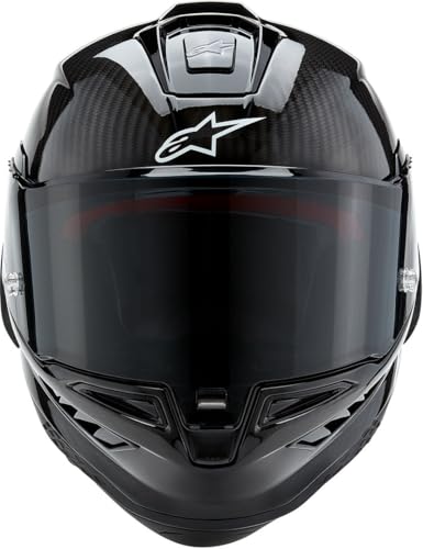 Alpinestars Supertech R10 Solid Helmet, Carbon Shell, CE-Certified, Advanced Ventilation & Fit