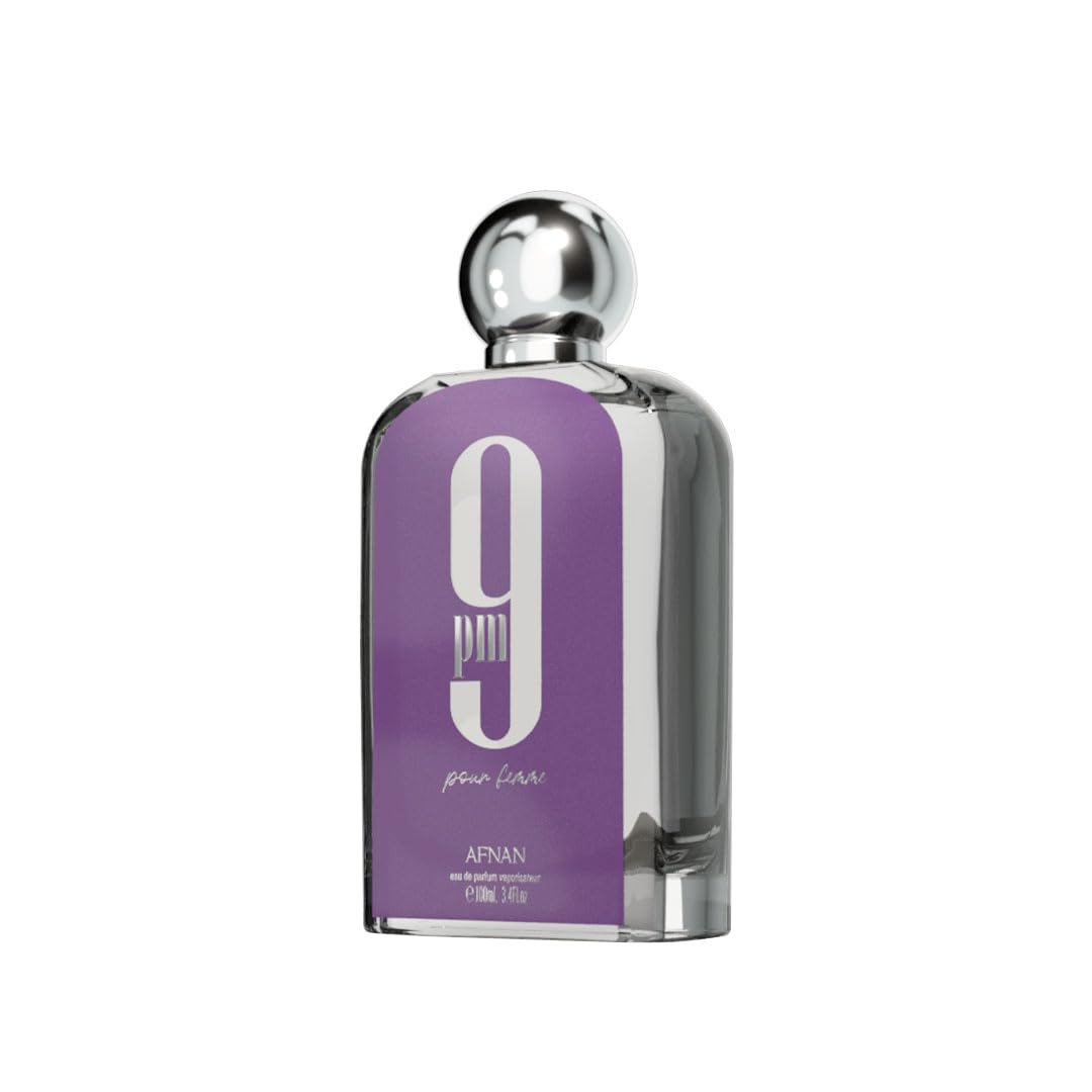 Afnan 9 PM Pour Femme Eau De Parfum, 3.4 Fl. Oz