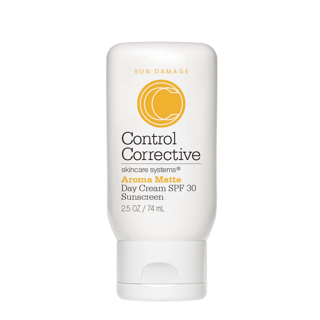 CONTROL CORRECTIVE Aroma Matte Day Cream Spf 30, 2.5 Oz - Sunscreen, Non-Comedogenic, Fast-Absorbing Aromatic Spf, Vitamin C, Wo