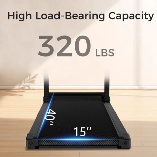 ZPUFDYM Treadmill with Handles, Walking Treadmills for Home Small Spaces, 3.0HP Walking Pad Treadmills with Handle Bar & L...