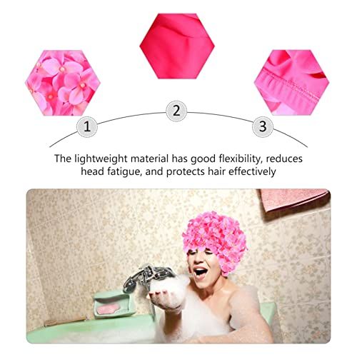 IMIKEYA Flower Swim Cap: Swimming Cap Comfortable Bathing Cap Swimming Hats Breathable Swimming Cap Petal Shower Caps Swim...