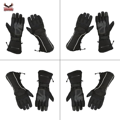 Hugger Winter Gloves for Men Women Waterproof Insulated Thermal Ski Snow Gloves with Touchscreen, Warm Cold Weather Gloves...