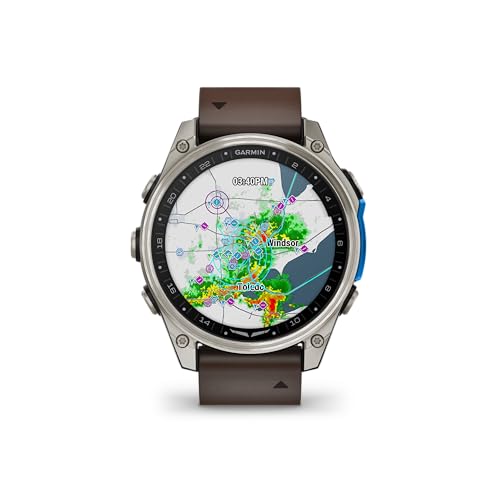 Garmin D2™ Mach 2 – 47 mm, Premium Aviator Smartwatch with GPS, Advanced Flight Maps, LED Flashlight, Built-in Microphone/...