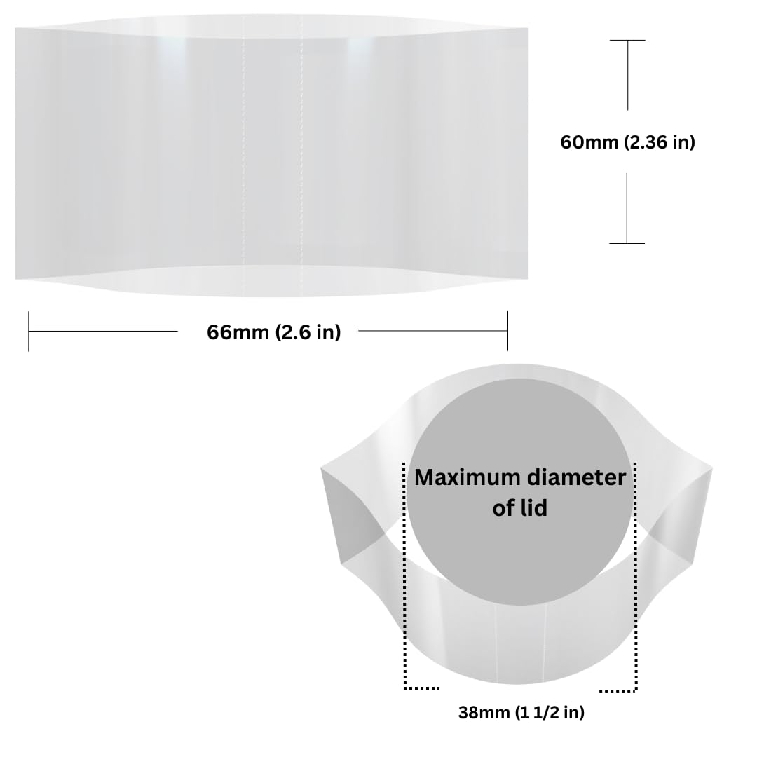 Supplement and Supply 66 x 60 mm RED Shrink Sleeve for Liquor Bottles, Beverage Bottles and More. [Compatible Diameter: 1 1/2”] - Bundle of 1,000