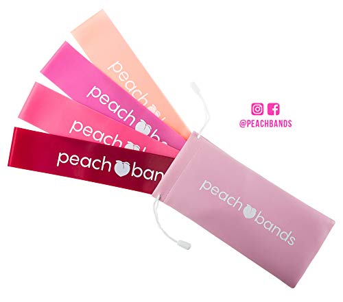 Peach Bands Resistance Bands Set - Exercise Workout Bands for Legs and Butt