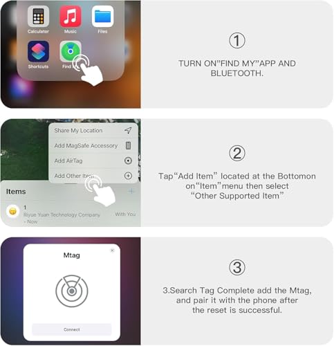 Hongtop H GPS Tracker for Vehicles, MINI Car Tracker Device Hidden for Car Work with Find My (iOS Only), Real-Time Tracker...