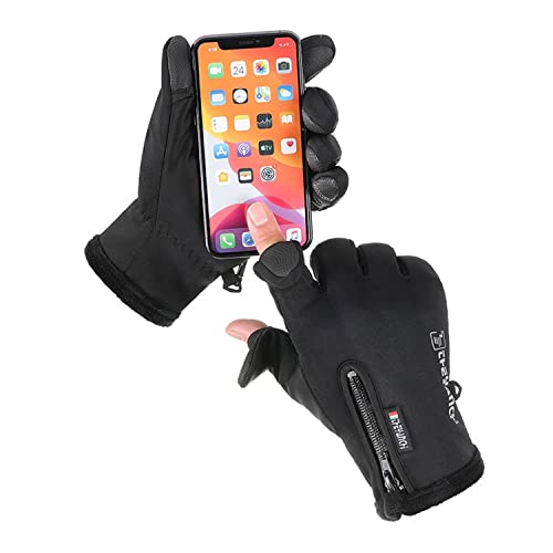 Nonazippy, Mens Winter Gloves Touchscreen Winter Running Gloves Hiking Gloves Cycling Gloves for Men for Cold WeatherandSport