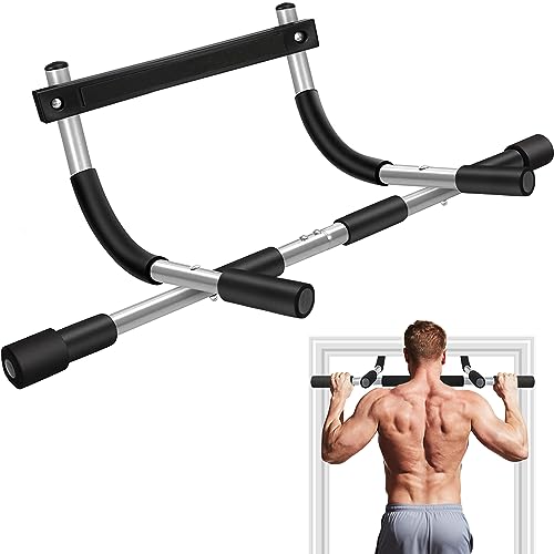 Pull Up Bar for Doorway, Upgrade Chin up Bar for Doorway Without Screws, Portable Strength Training Door Frame Pull-up Bar...