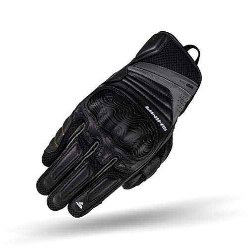 SHIMA Rush Motorcycle Gloves Men Leather Textile Short Summer Biker Armoured Protectors Motorbike Perforated Ventilated To...
