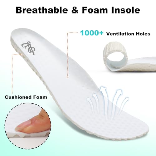 LeIsfIt Women's Barefoot Shoes Slip-On Sneakers Wide Toe Box Minimalist Shoes for Walking Hiking Trail Running