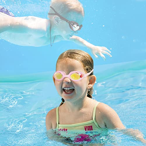 EWPJDK Kids Swim Goggles - 2 Pack Swimming Goggles Anti Fog No Leaking For Kids Age 3-15