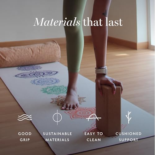 Shakti Warrior TPE Yoga Mat - Artist Designed, Premium eco friendly mats, Non Slip, Non toxic, Great For Regular & Hot Yog...