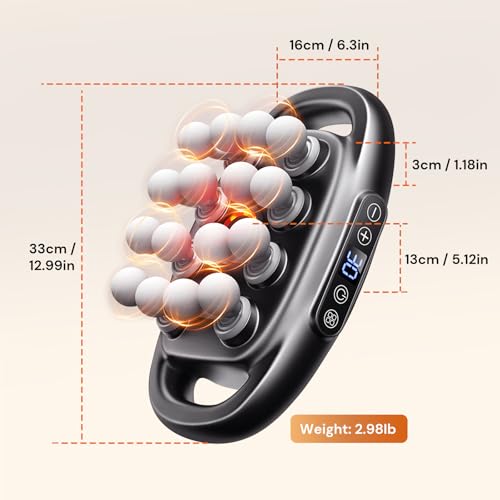 Gzerovir 16-Head Massage Gun Set, Massage Gun Deep Tissue Neck Massager with 16 Heads, for Deep Tissue, Back, Shoulders, L...