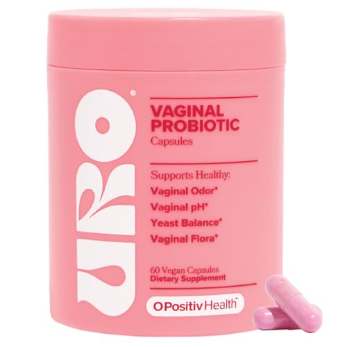 O Positiv URO Vaginal Probiotics for Women pH Balance with Prebiotics & Lactobacillus – Vaginal Health Supplement – Promot...