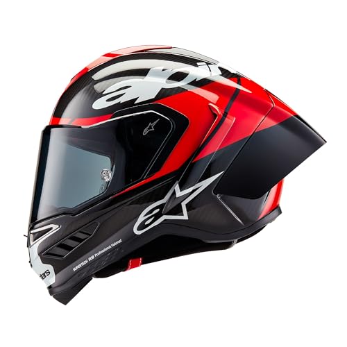 Alpinestars Supertech R10 Element Helmet, Carbon Fiber, Aerodynamic Full-Face Design, Ventilation & Safety, DOT & ECE Cert...