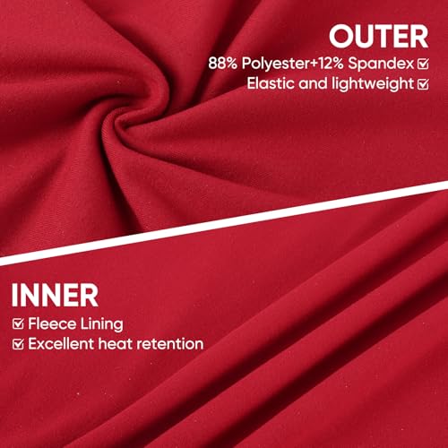 Bodvera Thermal Underwear for Women, Long Johns for Women Thermal Sets Ultra Soft Fleece Lined Base Layer Top and Bottom