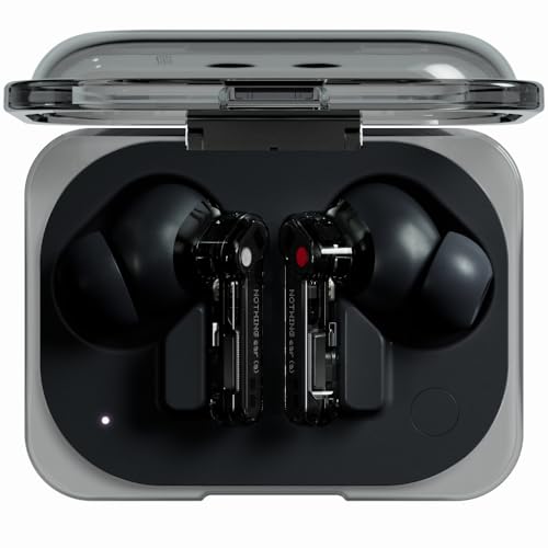Nothing Ear (a) Wireless Earbuds, 45dB Hybrid Noise Cancelling Earbuds, Hi-Res Audio, Advanced Equaliser, Dual Connect, 6 ...