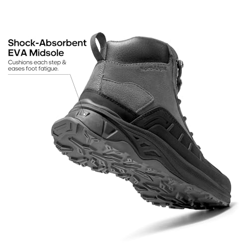 NORTIV 8 Women's Waterproof Hiking Boots Outdoor Trekking Camping Trail Hiking Boots