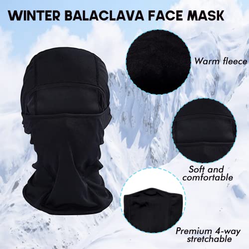 CAMYOD Men Ski Gloves, Winter Warm Waterproof Breathable Snow Gloves with Balaclava Set for Snowboard, Snowmobile in Cold ...
