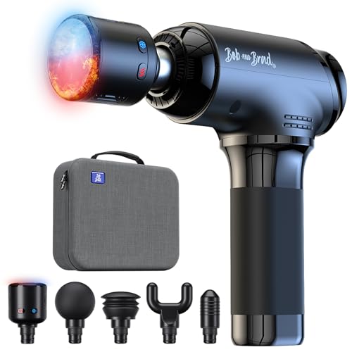 BOB AND BRAD T2 Pro Massage Gun with Heat and Cold, Deep Tissue Percussion Massager Gun for Pain Relief, Muscle Massager, ...