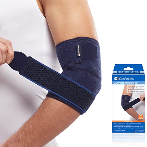 Comforband Adjustable Elbow Brace – Targeted Support for Tennis Elbow, Golfer's Elbow, Tendonitis, Arthritis, Bursitis, S...
