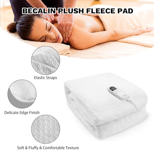 Massage Table Warmer Heating Pad Professional SPA Massage Bed Warmer with 12 Timer & 9 Heat Settings & Overheat Protection...