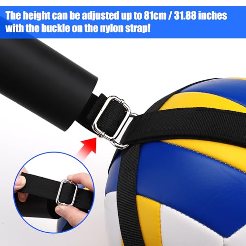 TOBWOLF Volleyball Spike Trainer, Elastic Self-Training Volleyballs Resistance Band, Volleyball Equipment Training Aid Imp...