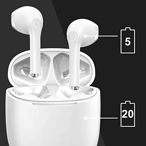 yobola Wireless Earbuds, Bluetooh Earbuds, Deep Bass Light Weight Mini Wireless Headphones for Running/Fitness, 25Hrs Play...