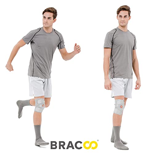 Bracoo Knee Support Brace for Men Women, Adjustable Compression Sleeve Wrap Patellar Pad Tendon - Arthritis Pain, meniscus...