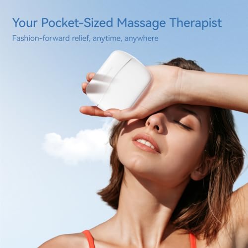KingPavonini Mini Massage Gun with All-in-One Storage Case, Pocket-Sized Small Massage Gun Deep Tissue, 0.5 lbs Portable P...