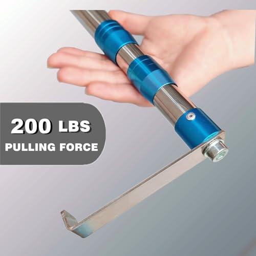Bytcew Cargo Grabber Reach Retriever Tool, 6.3 Ft Heavy Duty Truck Bed Accessories Telescoping Pull Pole with Hooks, Used ...