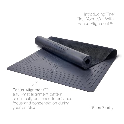 agoy PRO+ WARRIOR - Premium Non-Slip Yoga Mat – Eco-Conscious Design - PU Mat With Wet/Dry Grip+ - Focus Alignment - Laze...