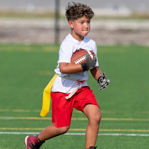 NavyGlyvux Youth Football Gloves, Super - Sticky Receiver Gloves for Kids Boasting Unbeatable Grip - The Perfect Present f...