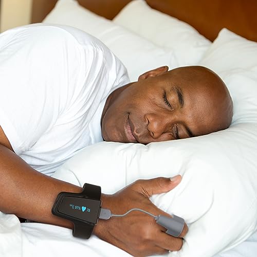 Wearpulse Continuous Wrist Pulse Oximeter, Blood Oxygen Saturation Monitor with Smart reminder, Bluetooth, 72 Hours Endura...