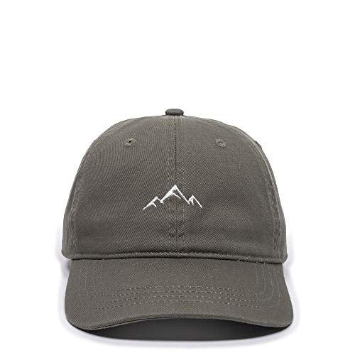 Outdoor Cap -Adult Mountain Dad Hat-Unstructured Soft Cotton