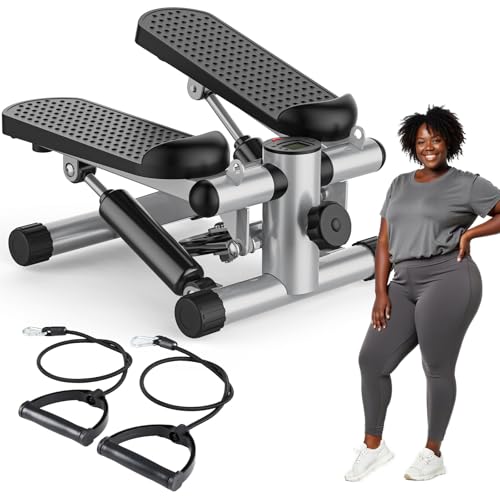 OLIXIS Steppers for Exercise at Home Workout Equipment, Mini Stepper Exercise Machine for Senior Citizens, Twist Stepper w...