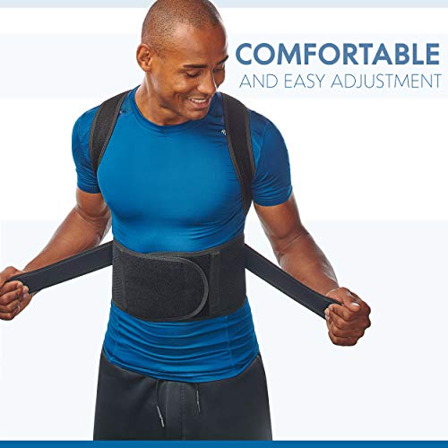 Selbite Posture Corrector for Men and Women - Back Brace for Upper and Lower Body Support - Adjustable Straightener with P...