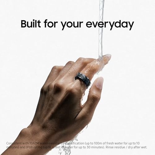 SAMSUNG Galaxy Ring, AI Smart Ring, Size First w/Sizing Kit, No App Subscription, Fitness Monitor, Sleep Tracker, Up to 7-...