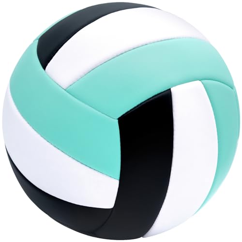 RUN2PEAK Soft Volleyball Ball Official Size 5 Volleyballs for Indoor Outdoor Beach Pool Game Play for Youth Teen Team Begi...