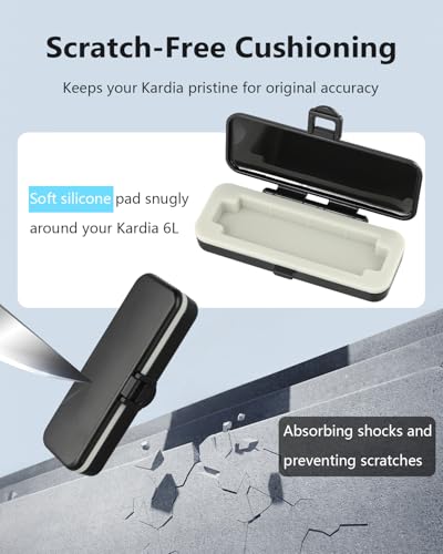 SavvyBloom Kardia Mobile Case Only for KardiaMobile 6L EKG Heart Monitor, KardiaMobile 6L Case with Silicone Pad for Trave...