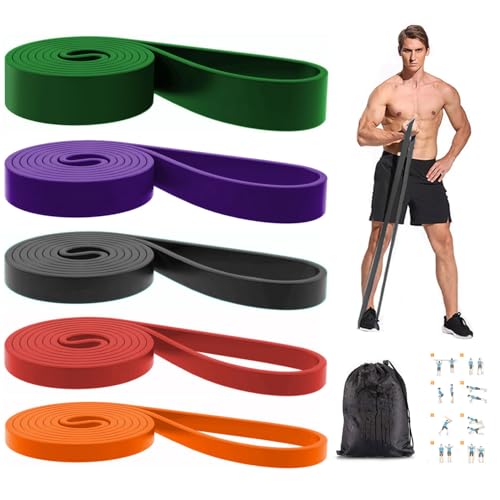 Resistance Bands, Pull Up Bands, Exercise Workout Bands for Working Out, Pull Up Assistance Bands Set for Men & Women, Bod...
