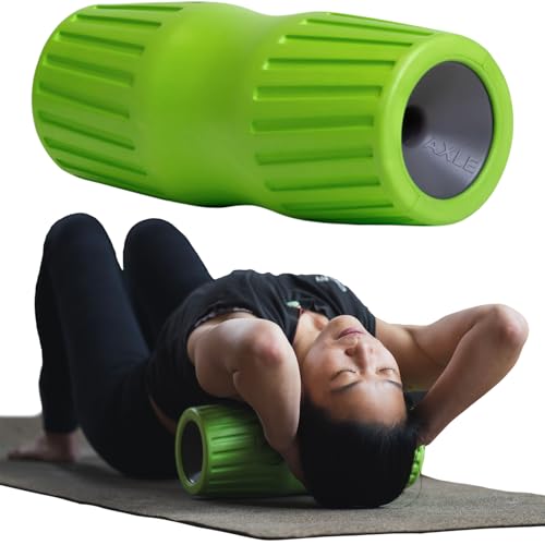 RAD Axle – Extra Firm High-Density Exercise Foam Roller – Deep Tissue Myofascial Release for Back, HIPS, Legs & Shoulders...
