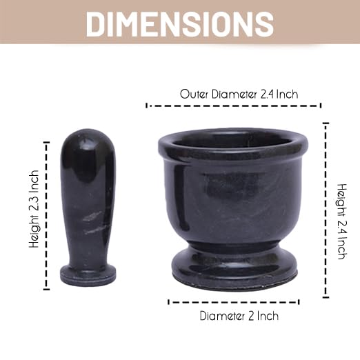 Exquisite Marble Mortar and Pestle Set - Your Ultimate Kitchen Essential for Grinding Spices, Making Guacamole, Salsa, Pesto, and Crushing Pills (Black Zebra, Oval Shape (2.5"))