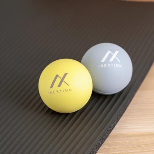 INEXTION - Therapy Massage Balls (2-Pack), High-Density Fascia Balls for Targeted Muscle Relaxation & Daily Recovery - 50D...
