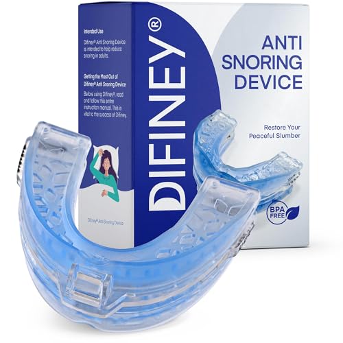 Difiney Anti Snoring Device: FDA-Cleared Snoring Solution – Adjustable Snore Stopper Mouth Guard for Men & Women – Anti Sn...