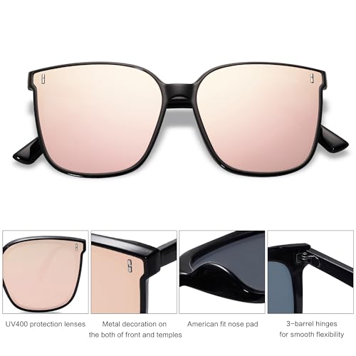 SOJOS Sunglasses for Women Men Vintage Style Shades SJ2157